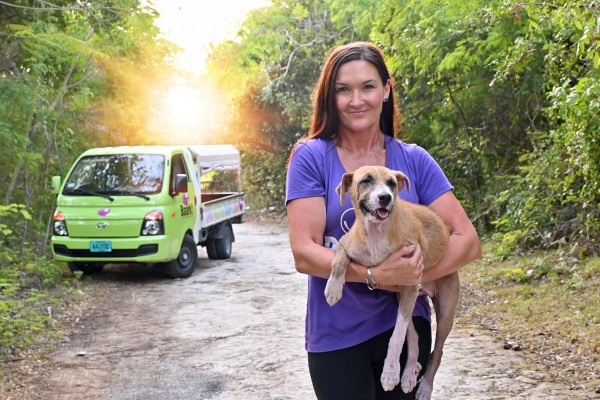 Bahamas animal welfare advocate Lissa McCombe